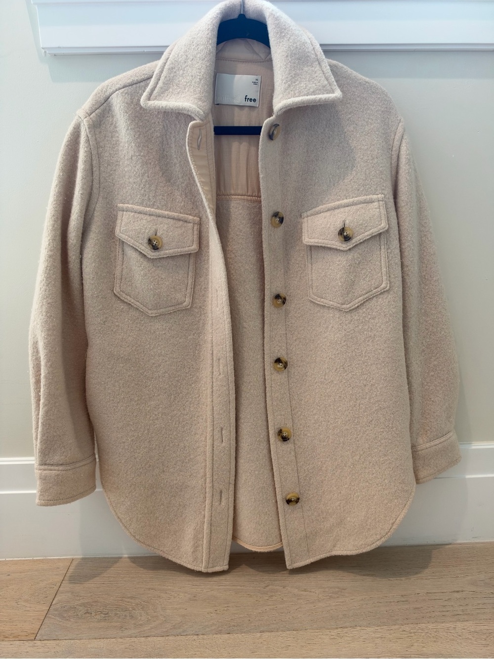 Aritzia Utility Jacket in Beige Like New